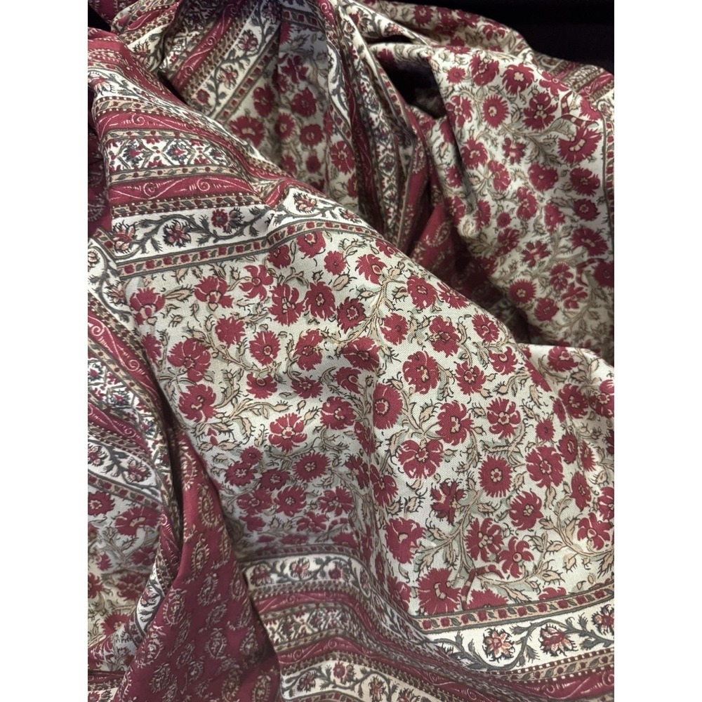 Ralph Lauren Vintage Upholstery Fabric 9+ Yards Discontinued NEW NOS 55"Wide Red - Picture 7 of 16
